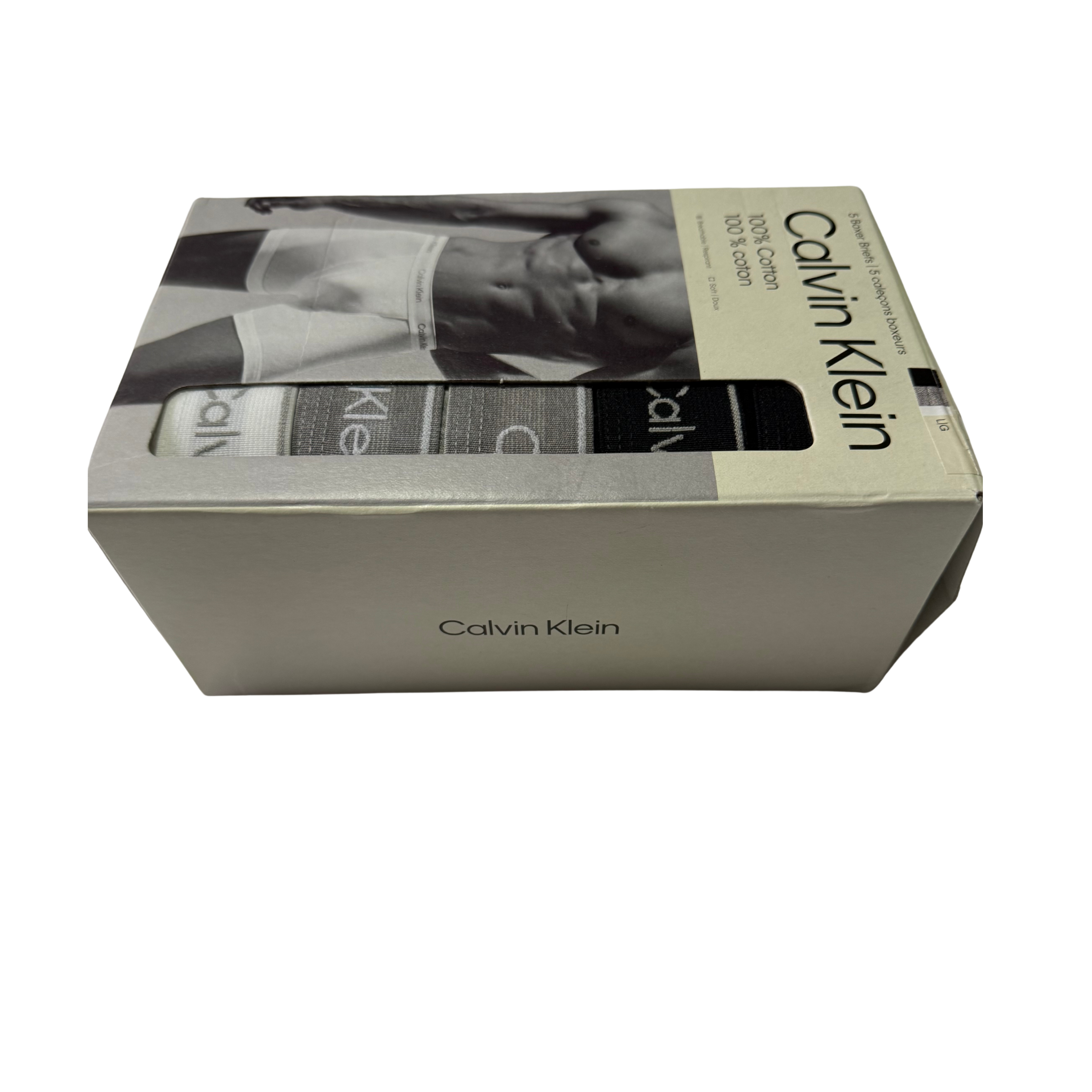 Calvin Klein 5-Pack White/Grey/Black Boxers