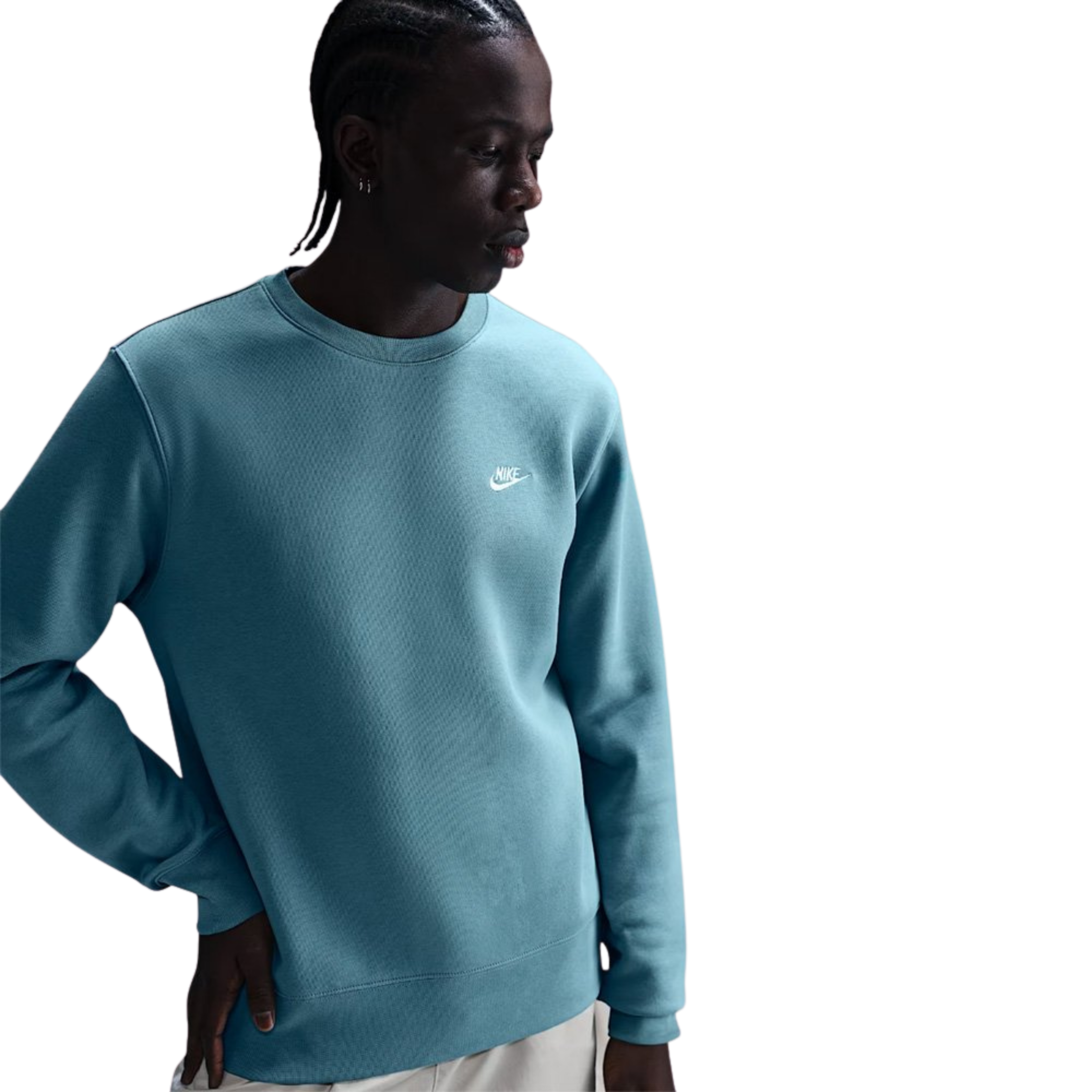 Nike Aqua Green Hoodie (No Hood)