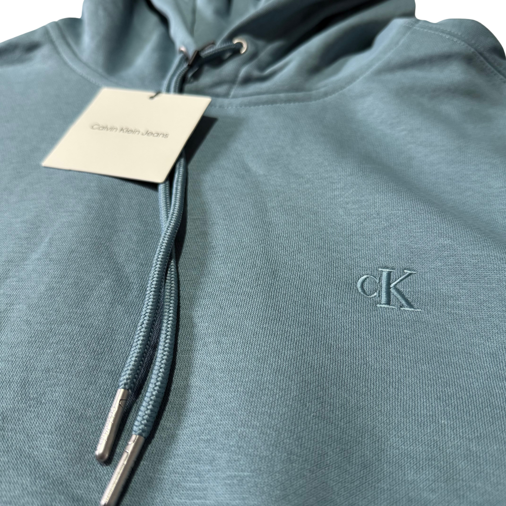 Sudadera con capucha verde agua de Calvin Klein