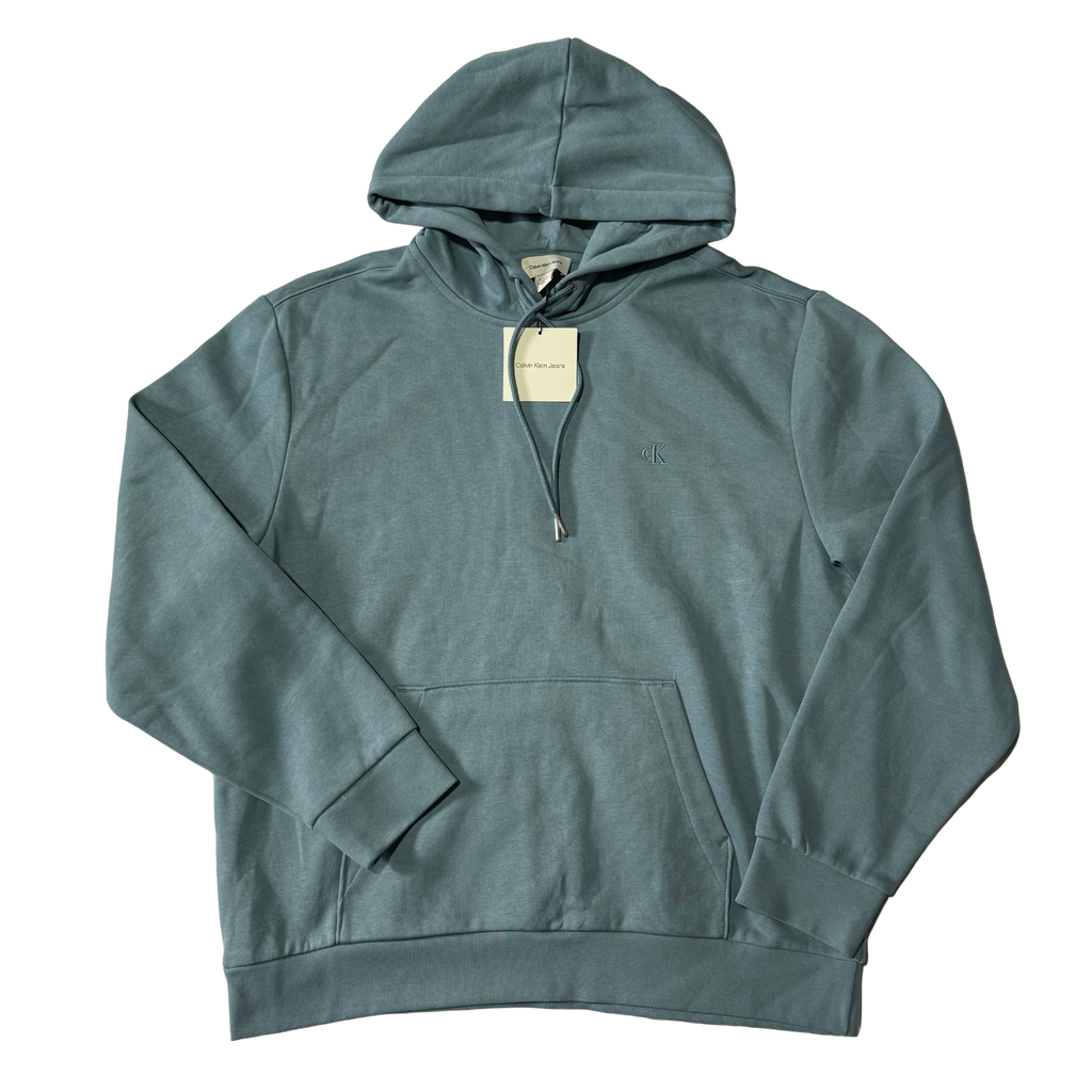 Sudadera con capucha verde agua de Calvin Klein