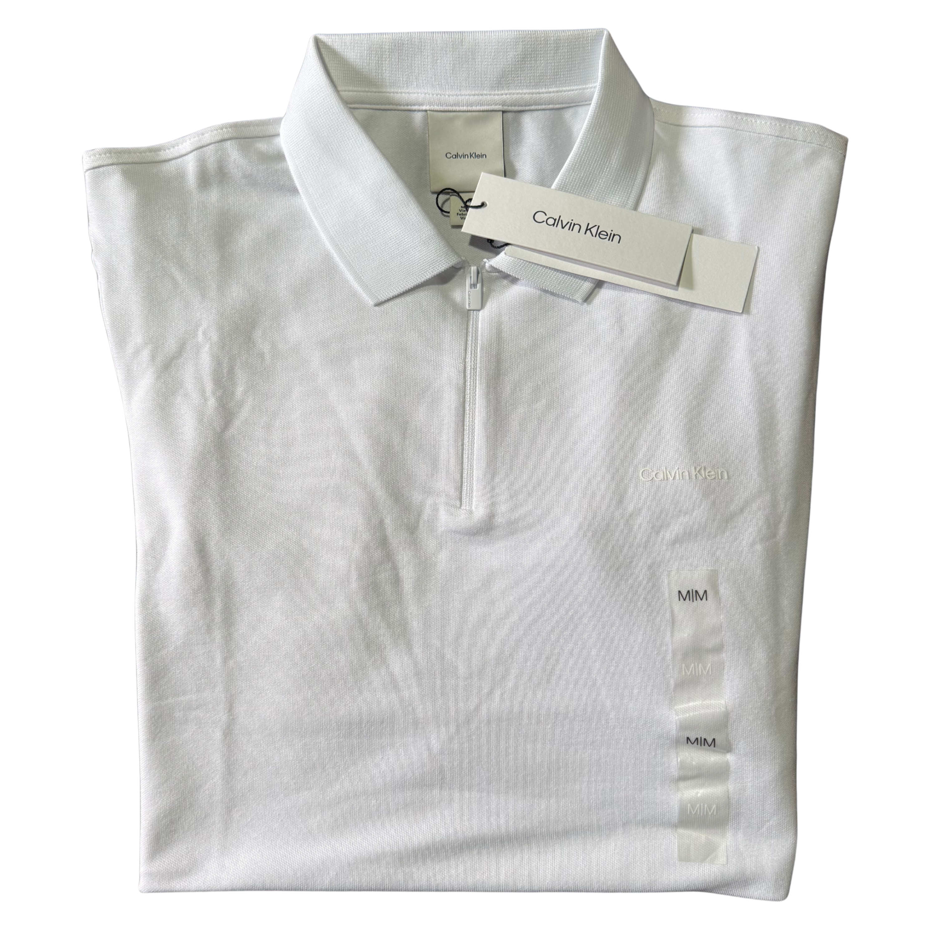Calvin Klein White Polo Shirt