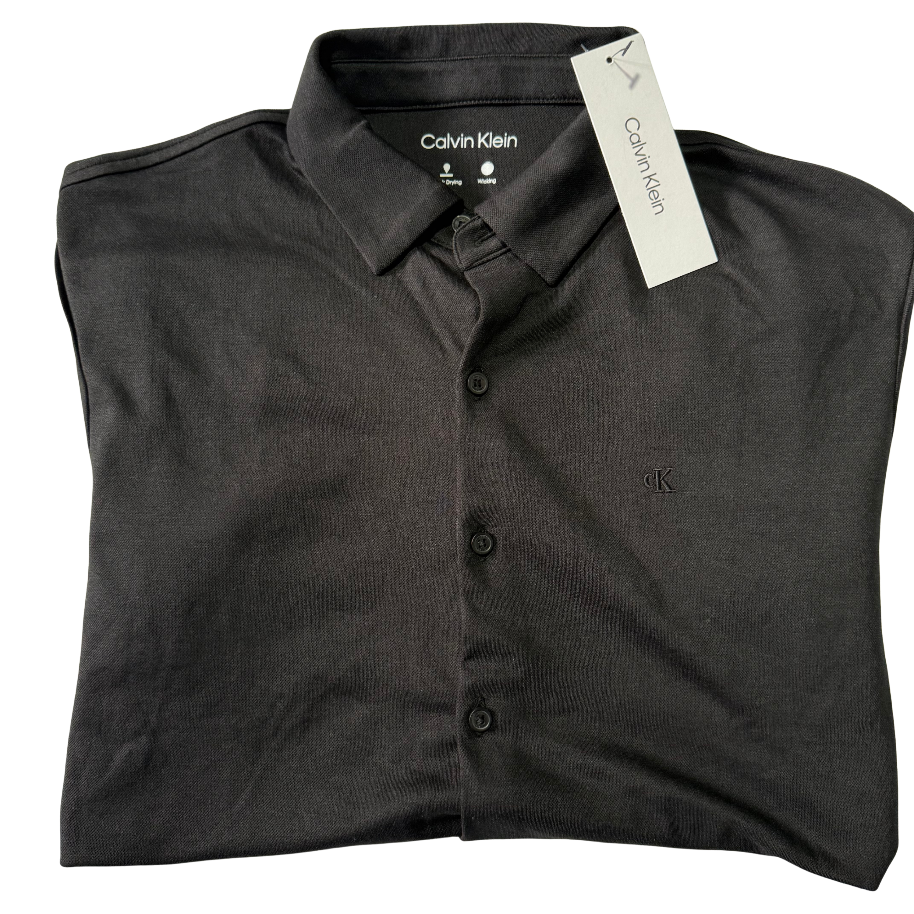 Calvin Klein Black Button-Up Shirt