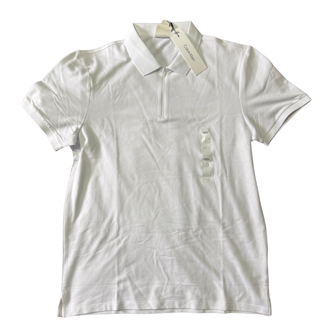 Calvin Klein White Polo Shirt