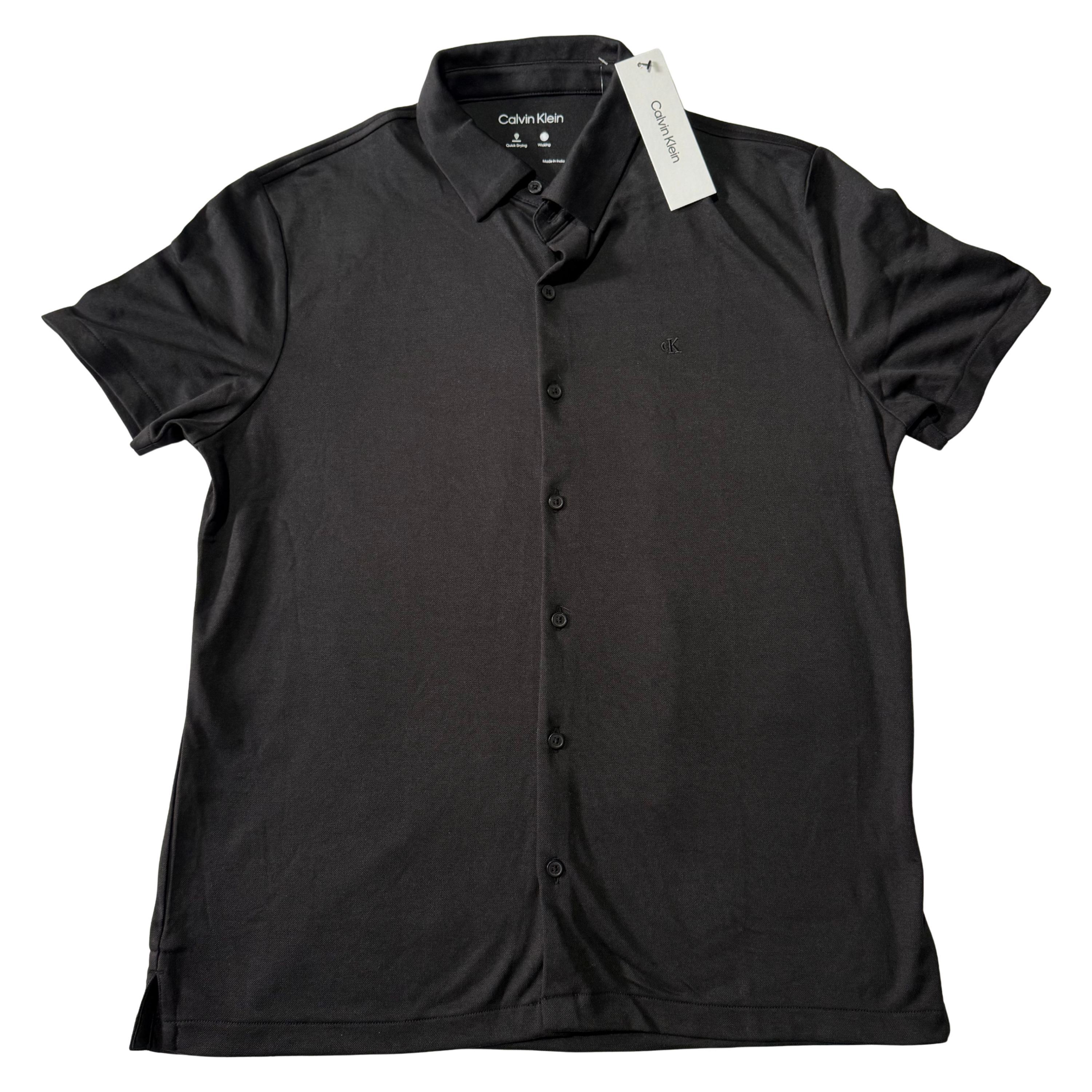 Calvin Klein Black Button-Up Shirt
