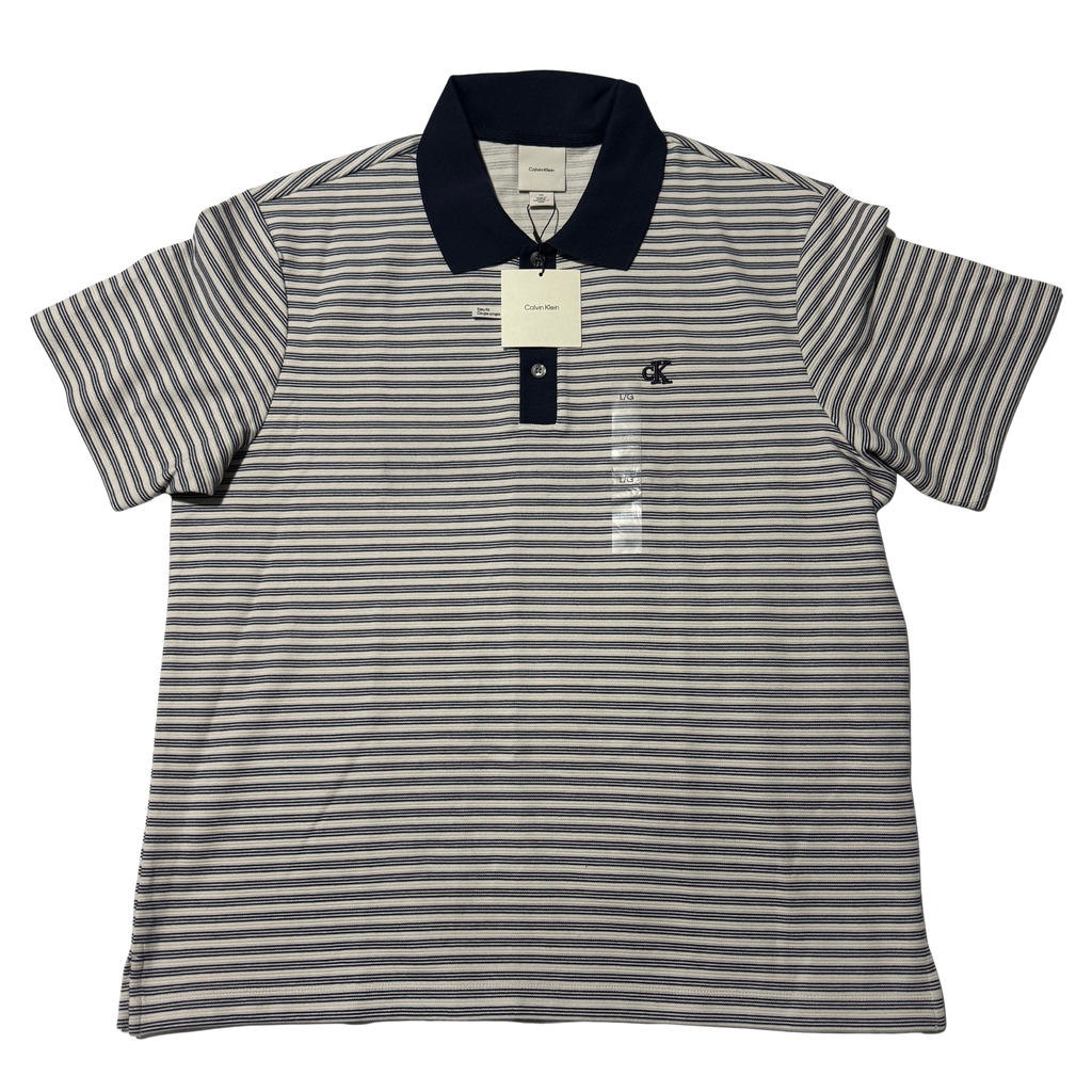 Calvin Klein Black White Striped Shirt