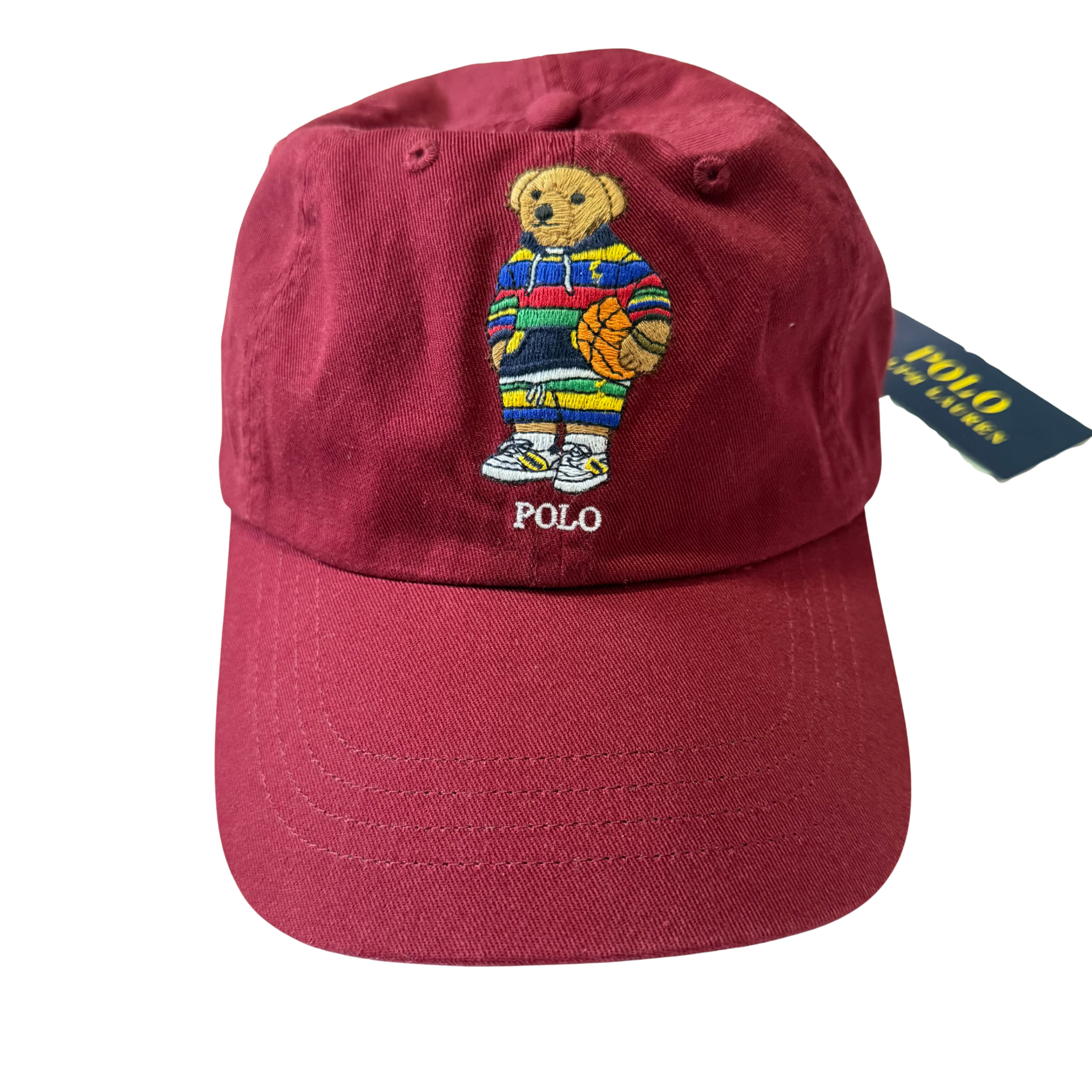 Polo Ralph Lauren Men’s Brown Polo Bear Basketball Cap